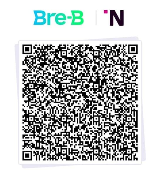 Código QR Bre-B para pagos desde cualquier banco